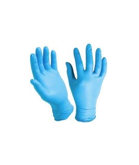 GUANTI NITRILE BLU M_100 pz