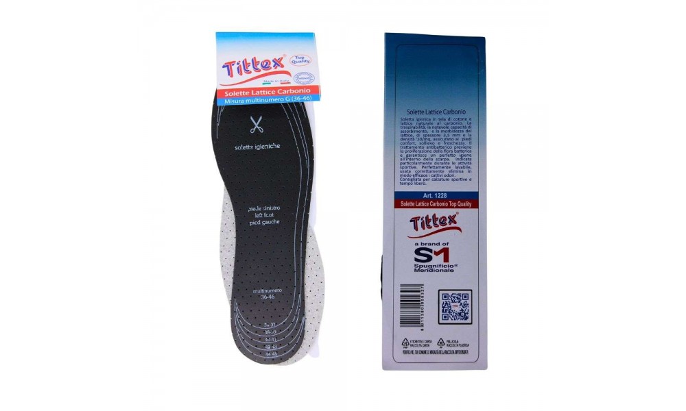 SOLETTE TITTEX CARBONIO TOP QUALITY