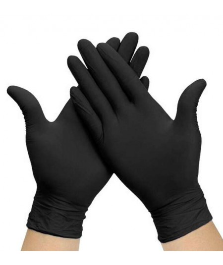 GUANTI NITRILE BLACK S_100 pz