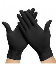 GUANTI NITRILE BLACK S_100 pz