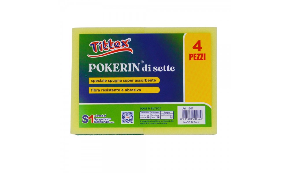 SPUGNE POKERIN DI SETTE_4 PZ