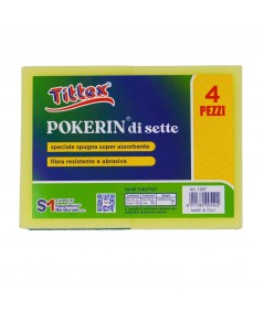 SPUGNE POKERIN DI SETTE_4 PZ