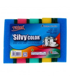 SPUGNE SILVY COLOR_5 pz