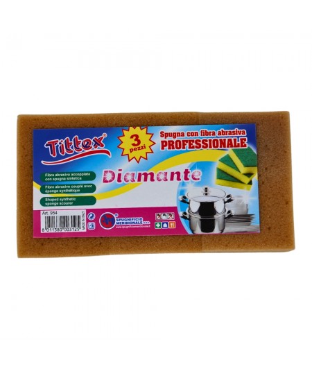 SPUGNE DIAMANTE PROFESSIONALE_3 pz