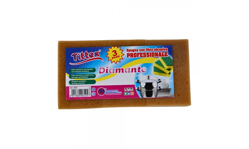 SPUGNE DIAMANTE PROFESSIONALE_3 pz