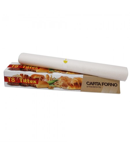 ROTOLO CARTA FORNO antiaderente T8