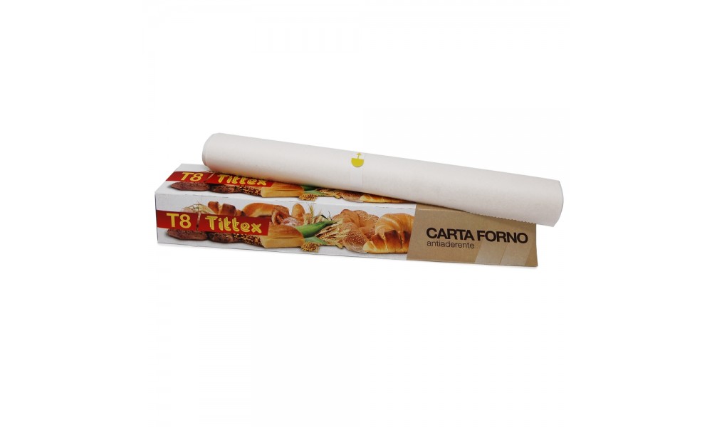 ROTOLO CARTA FORNO antiaderente T8