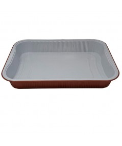 CONT. DI ALLUMINIO LE MANIGLIE_TERRACOTTA_10 PORZ._1 pz