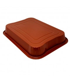 CONT. DI ALLUMINIO LE MANIGLIE_TERRACOTTA_10 PORZ._1 pz