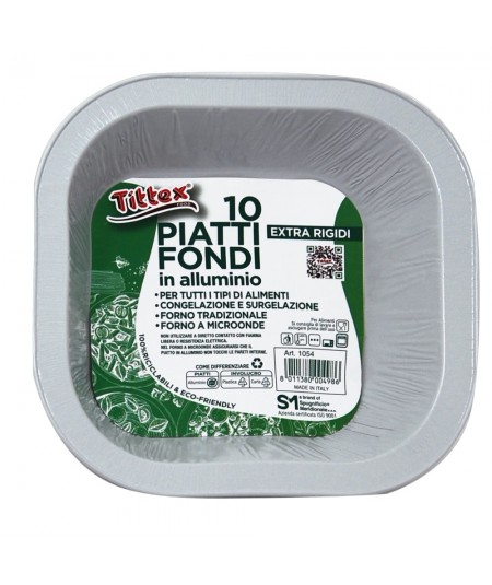 PIATTI FONDI IN ALLUMINIO ECO-FRIENDLY_10 pz