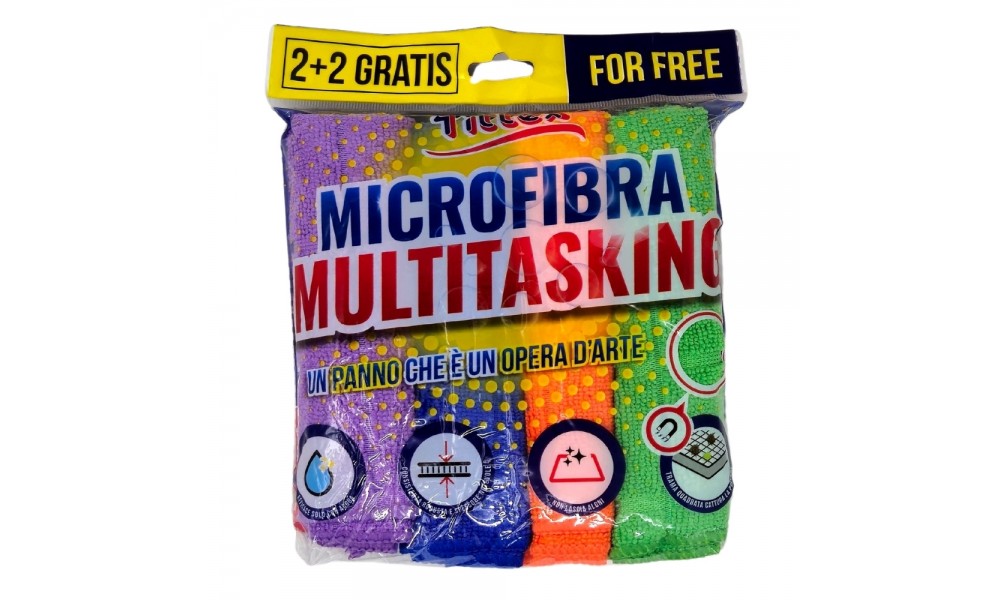 PANNI MICROFIBRA MULTITASKING 4 PZ 32X32